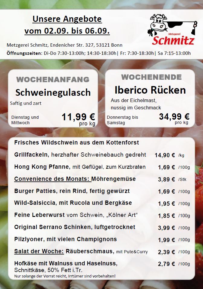 Flyer Seite 1 - Wochenangebote